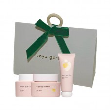 【包邮】Soya Garden 豆乳水凝霜-礼赠套装（面霜 50ml+面膜 15ml+护手霜 60ml）